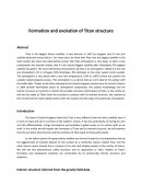 Formation and evolution of Titan structure