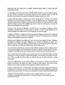 REFLEXION SUR LES LIMITES DE LA LIBERTE CONTRACTUELLE DANS LA REDACTION DES STATUTS DE LA SAS