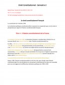 Droit constitutionnel français