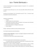 Les trente glorieuses