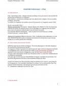 Chapitre préliminaire de droit : l'Etat