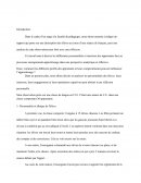 Rapport d'observation des élèves