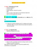 Méthodologie de la fiche d'arrêt
