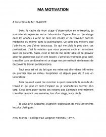 Lettre De Motivation Infirmière Préleveuse