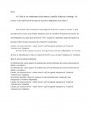 À l’aide de vos connaissances et des annexes, conseillez Yamin qui s’interroge : les livreurs à vélo bénéficient-ils du statut de travailleur indépendant ou de salarié ?