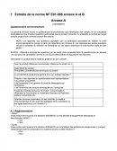 Extraits de la norme NF E01-005 annexe A et B