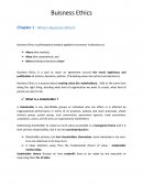 Business ethics