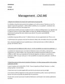 CAS M6 Management