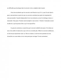 Souvenir Et Nostalgie Pensez Vous Que La Resurrection D Un Souvenir Soit Avantageuse Pour L Homme Dissertation Fouf