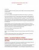 Histoire des institutions avant 1789
