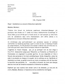 Lettre De Motivation Parcoursup Educateur Spécialisé