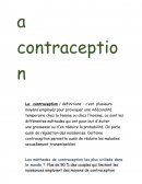 Exposé sur la contraception
