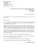 Candidature pour un stage de fin d’études pour les périodes du 9 avril au 12 juin 2018 (modulable).