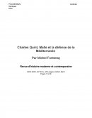 Fiche de lecture Charles Quint et Malte