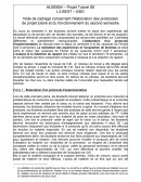 Note de cadrage concernant l'élaboration des protocoles