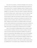 Le président de la république, un arbitre