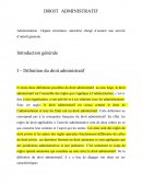 Droit administratif.