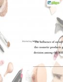 L'impact des réseaux sociaux sur la consommation et l'achat des cosmétiques