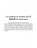 Les conditions de la femme dans le Rebelle De Fatou Keita: Le Combat d’une femme rebelle ou de toutes les femmes ?