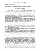 Devoir Economie et Droit : la création de richesses et la croissance économique