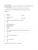 Questionnaire d'investigation