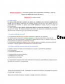 Etude de gestion: comment la gestion d’une organisation contribue-t- elle à la création de différentes formes de valeur ?