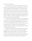 Qu'est-ce qu'une cause en géographie ?