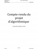 Compte-rendu du projet d’algorithmique