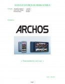 Projet mercatique archos