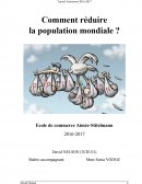 Comment réduire la population mondiale ?