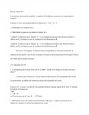 Devoir maison 1S