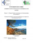 Comment les hôteliers peuvent-ils participer aux respects de l’environnement Corse ?