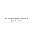 Le Pilotage financier des projets et la prise de décision