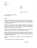 Lettre de motivation hôtel