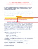 LA PLACE DES POPULATIONS DE L’EUROPE DANS LE PEUPLEMENT DE LA TERRE DE L’ANTIQUITE AU XIXe SIECLES