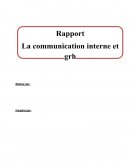 La communication interne et gestion des ressources humaines