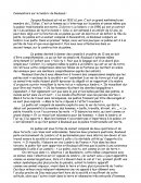 Commentaire "Le lombric"; Roubaud