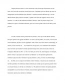 Le rapport de l’homme à la ville