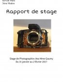 Stage de Photographie chez Mme Gaumy