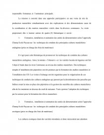 Rapport General De La Visite D Echange Et D Experience Sur La Production Maraichere Rapport De Stage Enydel94