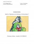 L'importance de la lecture a l'école primaire