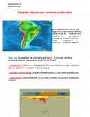 Caractéristiques des zones de subduction