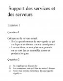 Support des services et serveurs bts sio