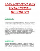 MANAGEMENT DEVOIR N1 CNED