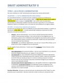 Les actes administratifs