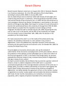 Biographie de Barack Obama