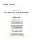 L'état d'urgence
