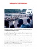 Leftist riots of 1967, Hong Kong