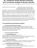 Pourquoi le secteur bancaire et financier est-il l’un des plus encadrés et des plus contrôlés ?