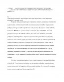 Sujet 1 : le commencement de la personnalité juridique des personnes physiques.